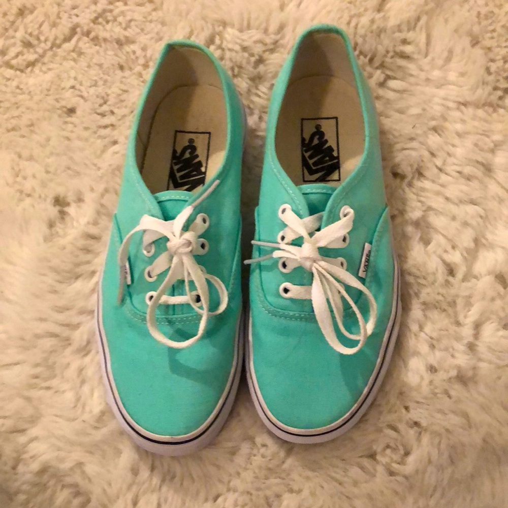 Teal authentic Vans